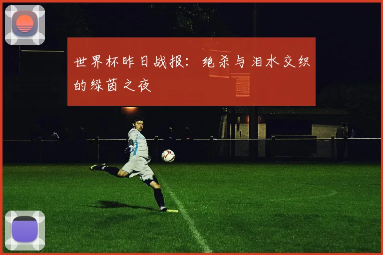 世界杯昨日战报：绝杀与泪水交织的绿茵之夜