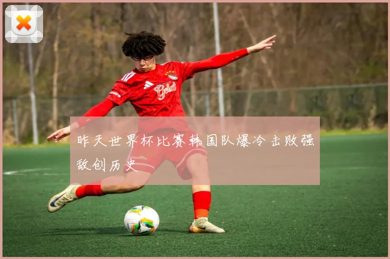 昨天世界杯比赛韩国队爆冷击败强敌创历史