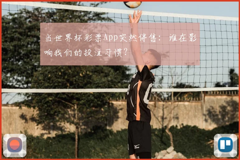 当世界杯彩票App突然停售：谁在影响我们的投注习惯？